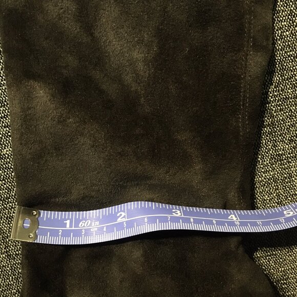 Charcoal suede stretch thigh-highs by Ron White, s39 - Picture 12 of 14